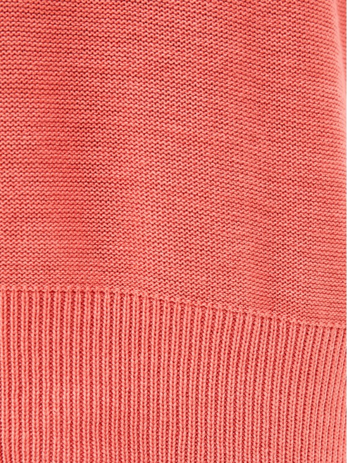 Джемпер легкий с коротким рукавом персикового цвета ВТЛ-02А