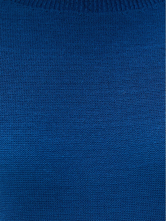 Джемпер легкий с коротким рукавом синего цвета ВТЛ-02А
