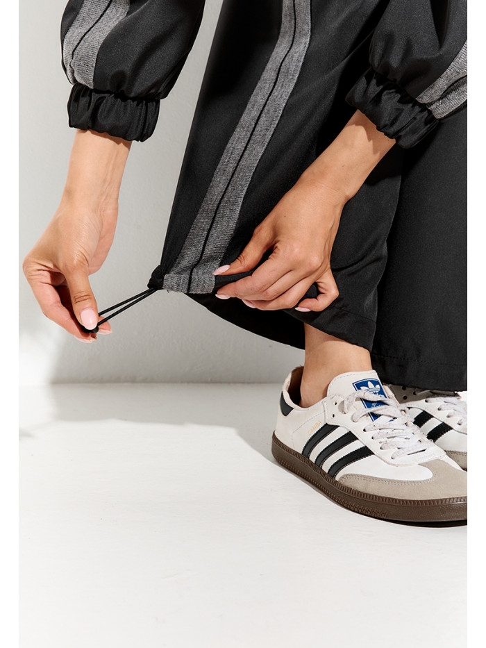 Комплект бомбер и брюки цвет черный КД-05