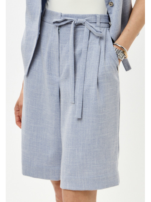 Легкие бриджи цвет голубой ...