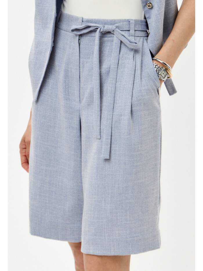 Легкие бриджи цвет голубой КЛ-01/1