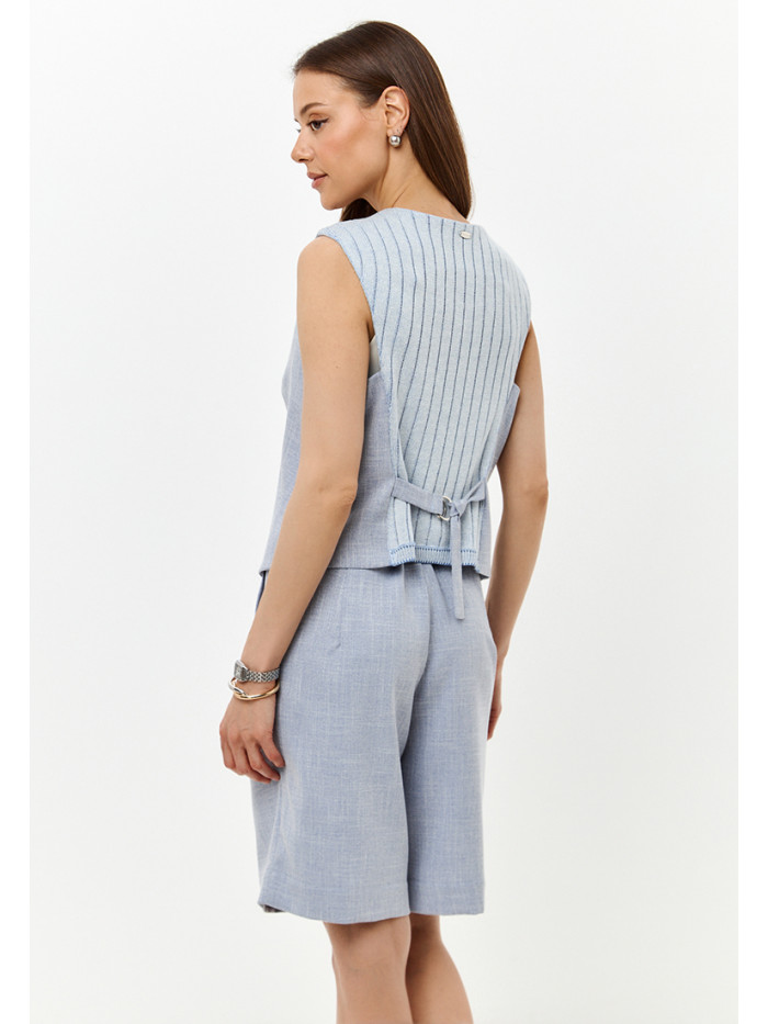 Легкие бриджи цвет голубой КЛ-01/1