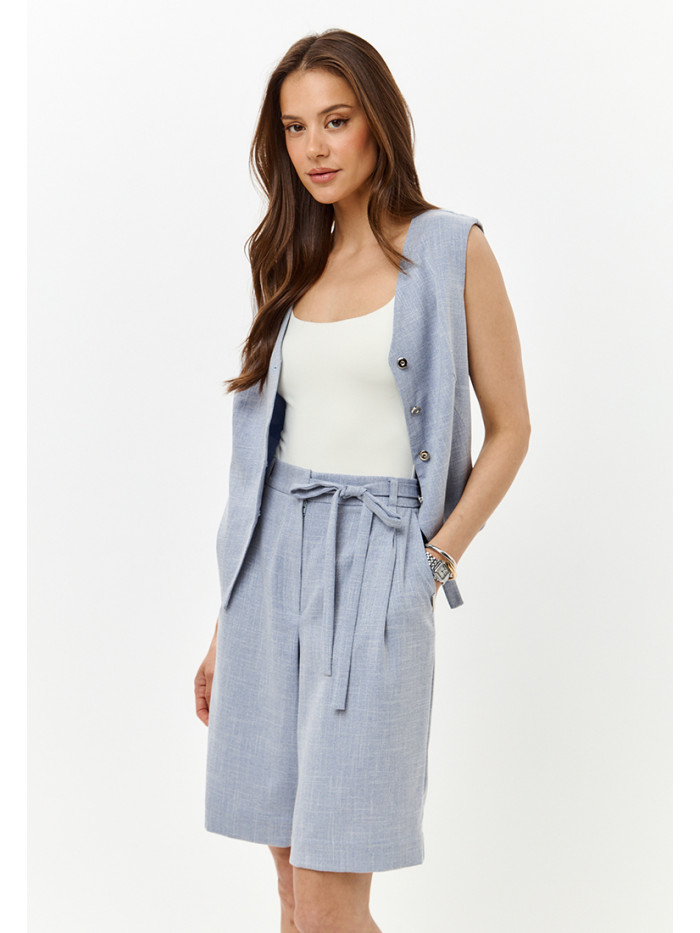 Легкие бриджи цвет голубой КЛ-01/1