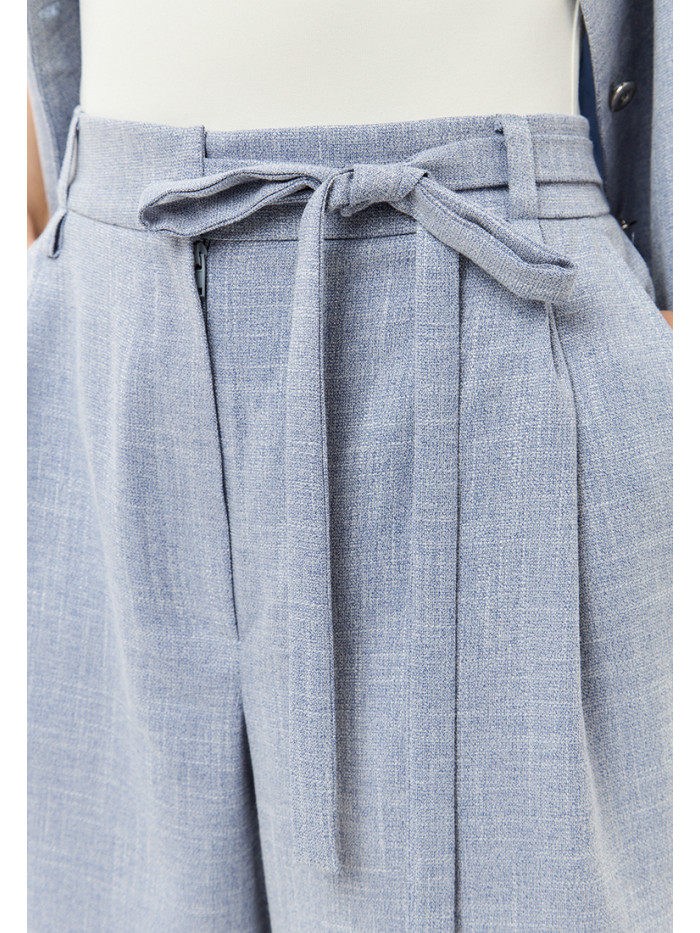 Легкие бриджи цвет голубой КЛ-01/1