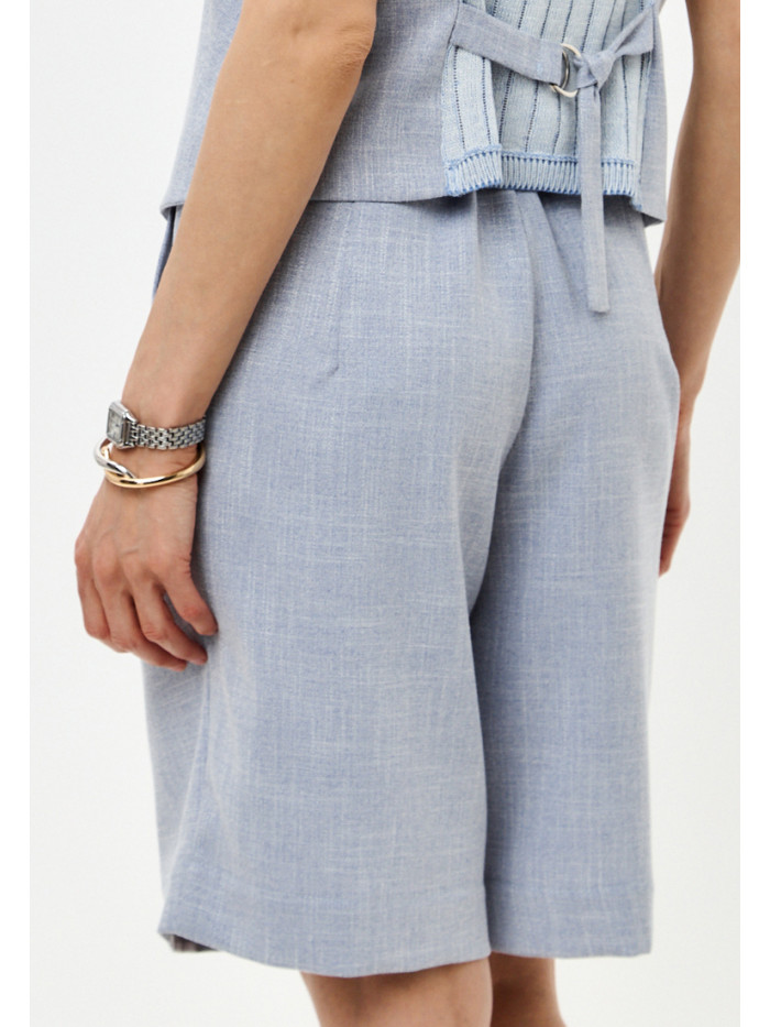 Легкие бриджи цвет голубой КЛ-01/1