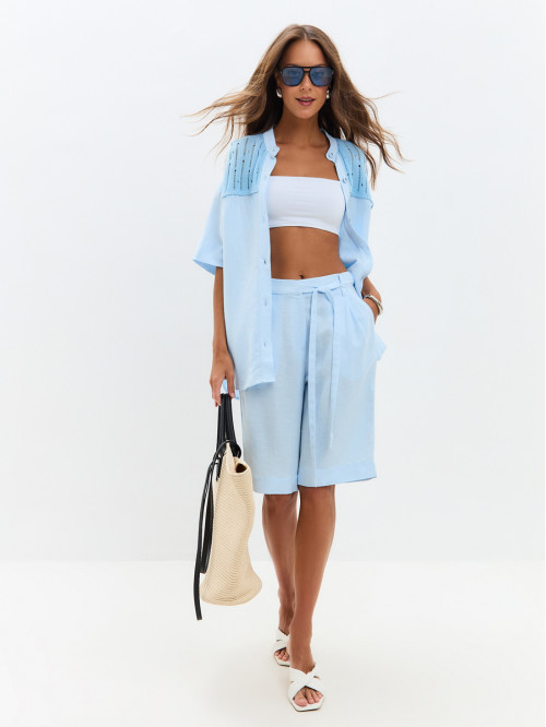 Комплект женский льняной н...