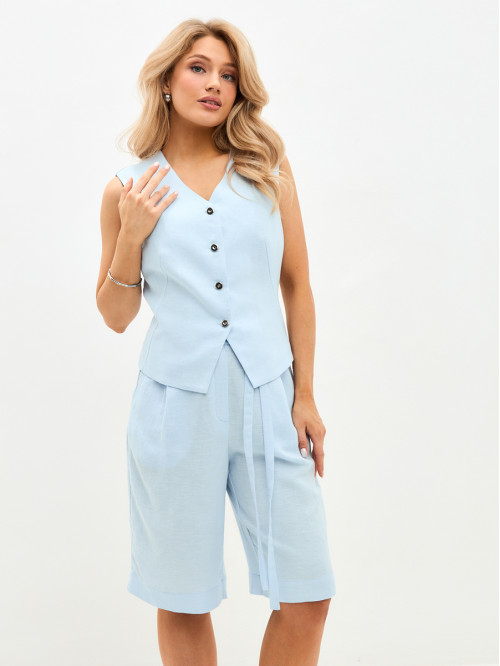 Комплект женский небесно-г...