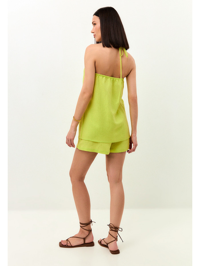 Комплект пляжный лимонного цвета КЛЛ-04