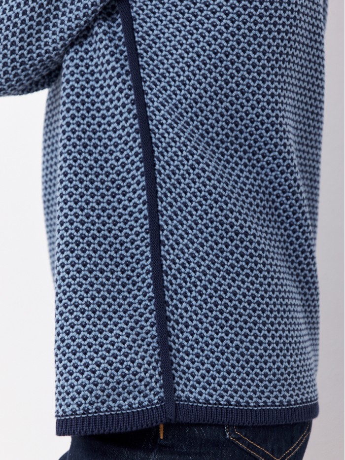 Оригинальный женский джемпер темно-синего цвета ВТД-60