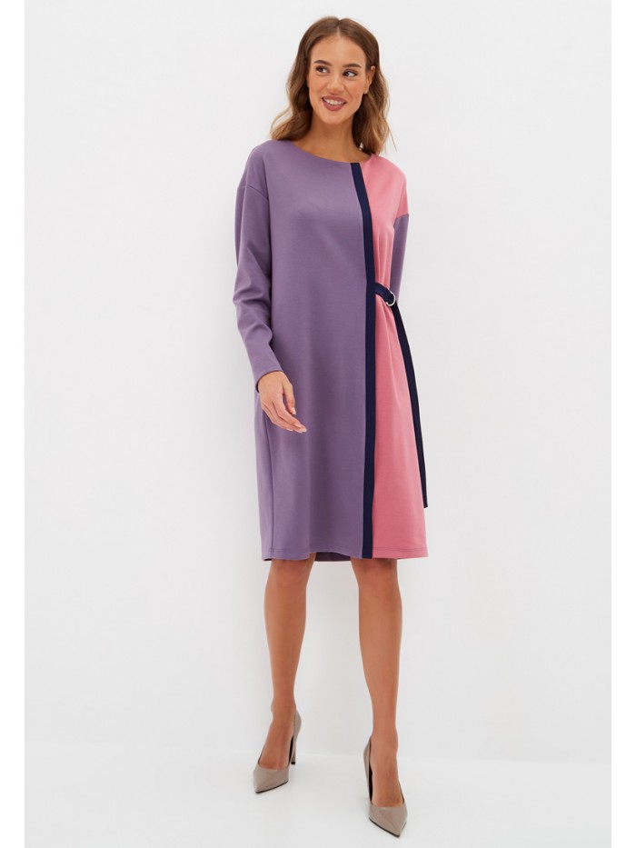 Платье демисезонное фиолетового цвета ПД-04