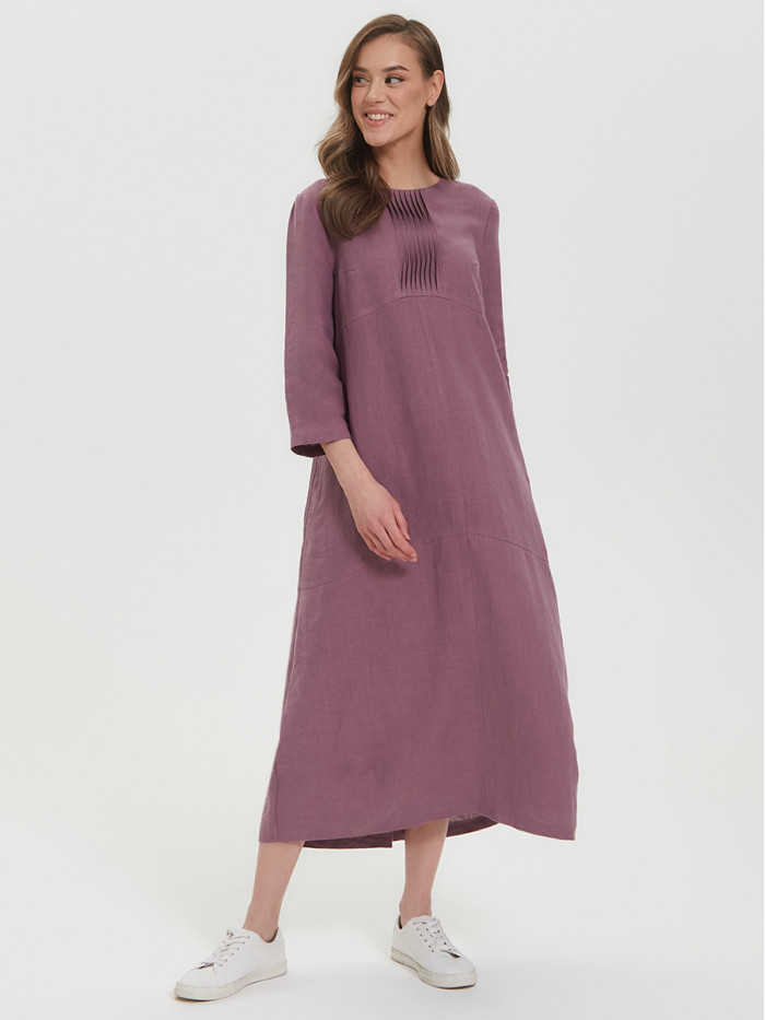 Платье летнее лавандового цвета ПЛЛ-07