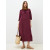 Платье летнее ягодного цвета ПЛЛ-079 490р.