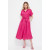 Платье летнее фуксия цвета ПЛЛ-108 990р.