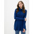 Джемпер женский с воротом синего цвета ВТД-236 590р.