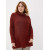 Джемпер женский с воротом терракотового цвета ВТД-236 590р.
