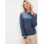 Джемпер женский спортивный индиго-светлый индиго-бирюзовый ВТД-324 990р.