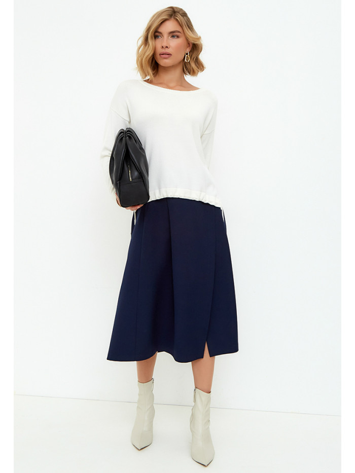 Джемпер женский легкий молочного цвета ВТД-43