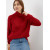 Джемпер женский теплый с воротом красного цвета ВТД-495 990р.