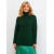 Джемпер женский теплый с воротом темно-зеленого цвета ВТД-495 990р.