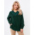 Комбинированный джемпер темно-зеленого цвета ВТД-677 990р.