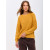 Джемпер из эко-хлопка цвет горчичный ВТД-787 490р.