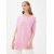 Легкий джемпер с коротким рукавом розового цвета ВТЛ-09А5 490р.