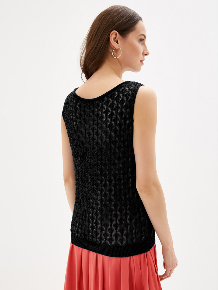 ВТЛ-12 Женская майка черного цвета