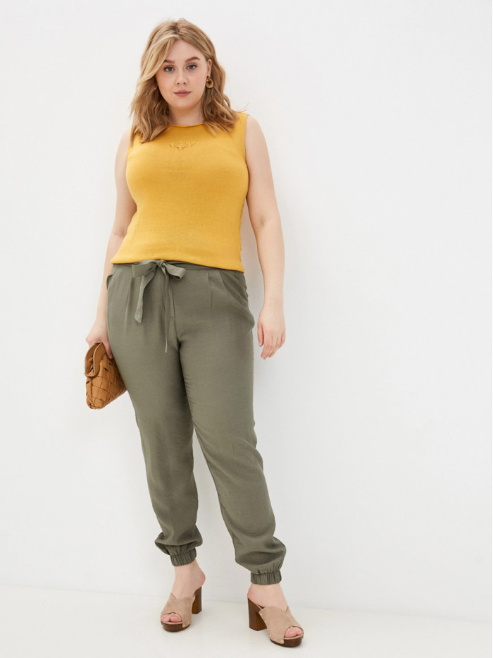 ВТЛ-12 Женская майка горчичного цвета