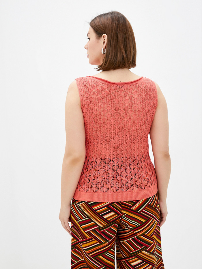 ВТЛ-12 Женская майка персикового цвета