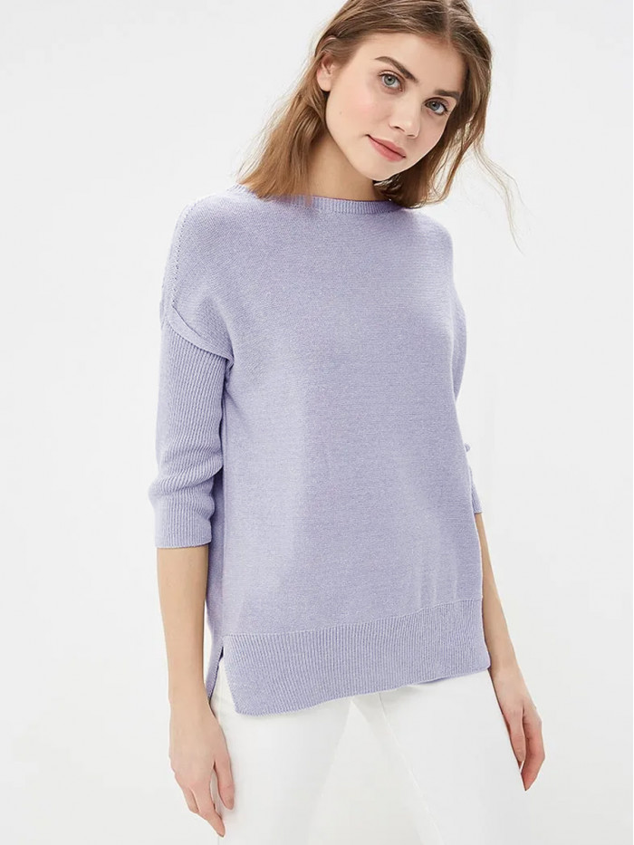 Туника летняя легкая лилового цвета ВТЛ-15А