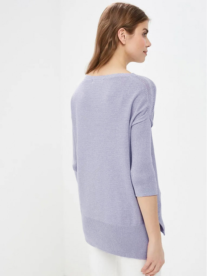 Туника летняя легкая лилового цвета ВТЛ-15А