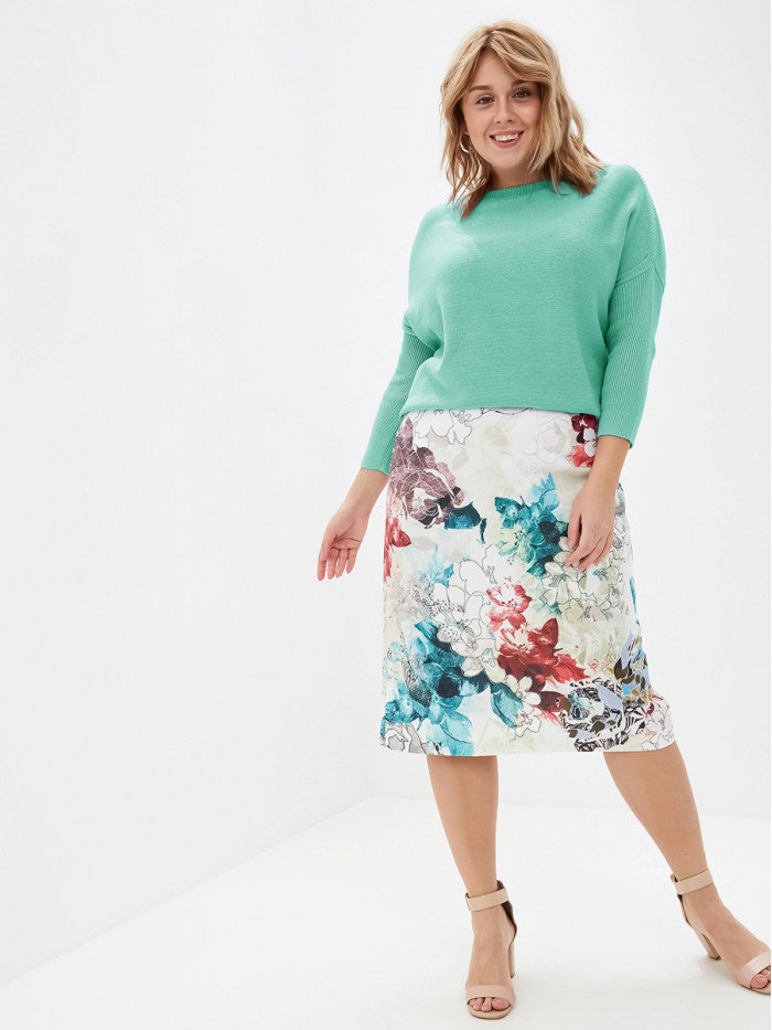 Туника летняя легкая мятного цвета ВТЛ-15А