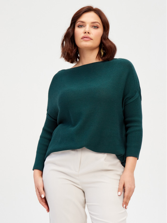 Туника летняя легкая темно-зеленого цвета ВТЛ-15А