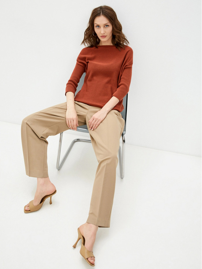 Туника летняя легкая терракотового цвета ВТЛ-15А