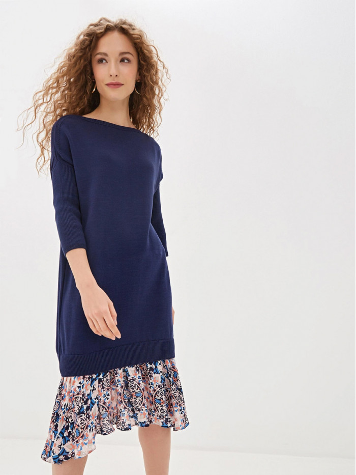 ВТЛ-29 темно-синий платье