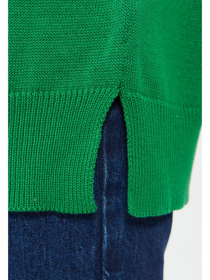 ВТЛ-32 зеленый-слоновая-кость джемпер