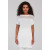Удлиненный женский летний джемпер с коротким рукавом белого цвета ВТЛ-405 490р.