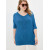 Джемпер женский прямого кроя синего цвета ВТЛ-455 490р.