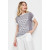 Женский летний джемпер прямого кроя серый-белого цвета ВТЛ-494 990р.