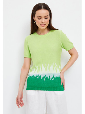 Женский джемпер ярко-зеленого цвета ВТЛ-56