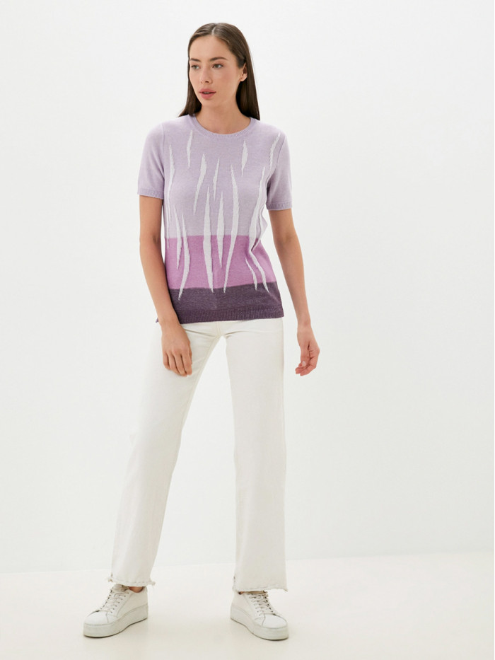 Женский джемпер сиреневого-аметистового цвета ВТЛ-57