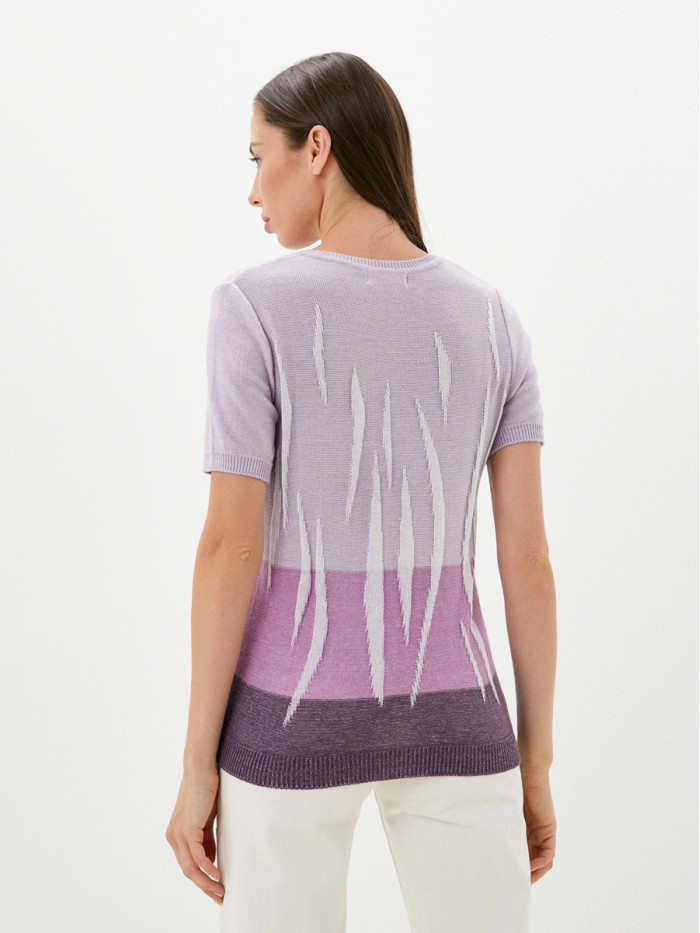 Женский джемпер сиреневого-аметистового цвета ВТЛ-57