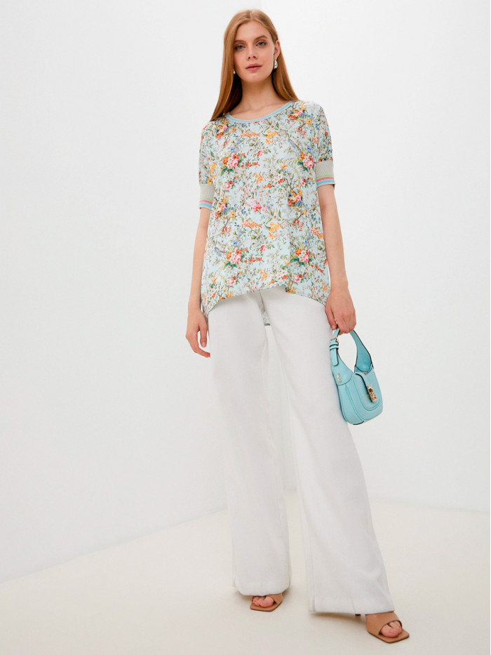 ВТЛ-58 голубой-зеленый джемпер