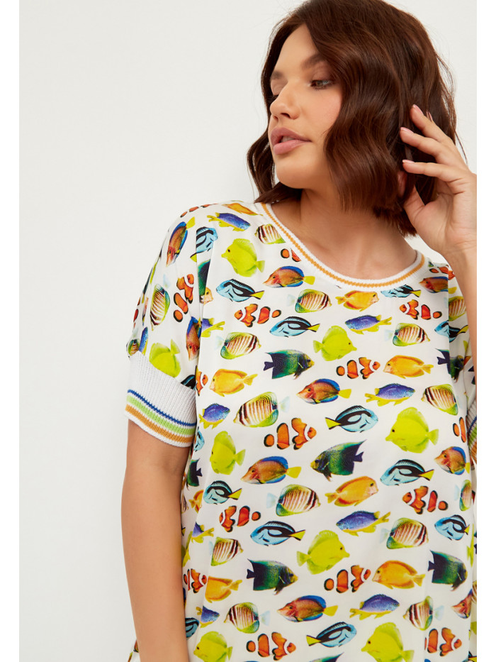 ВТЛ-58 молочный-желтый джемпер