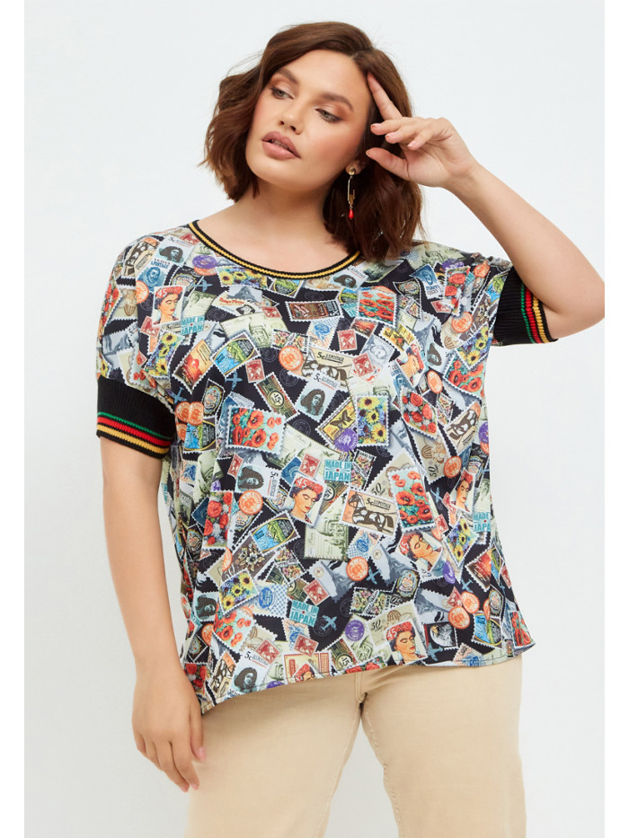 ВТЛ-58 серый-желтый джемпер