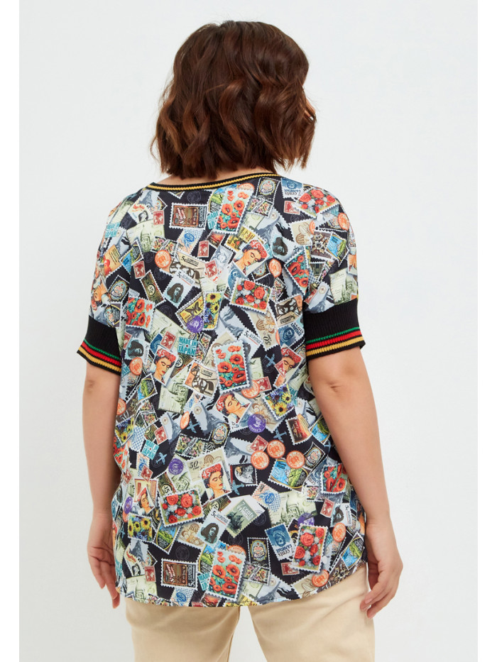 ВТЛ-58 серый-желтый джемпер