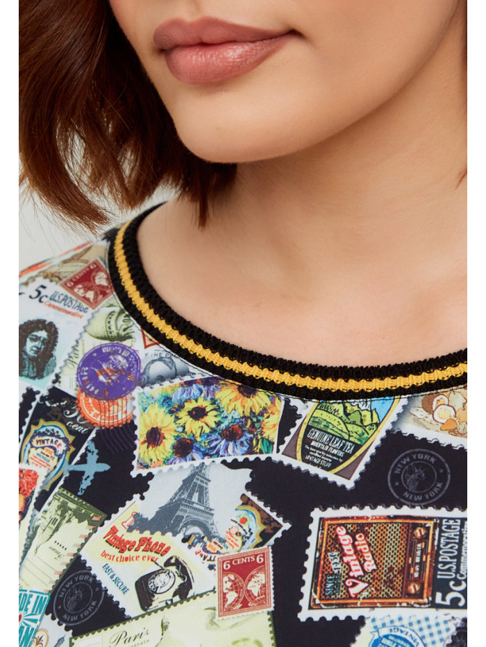 ВТЛ-58 серый-желтый джемпер