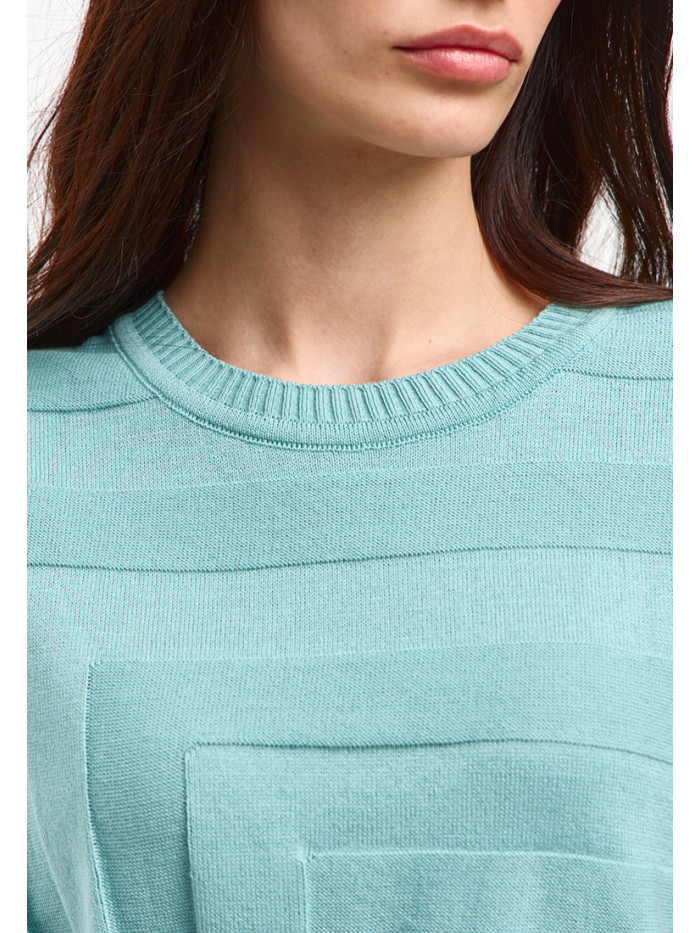 Легкий джемпер для лета мятного цвета ВТЛ-77