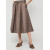 Юбка бежевого цвета со складками ЮЛЛ-036 400р.
